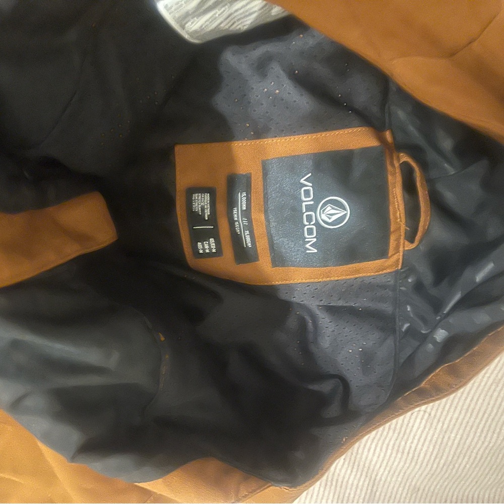 Volcom Tan and Black Jacket - Picture 2 of 3